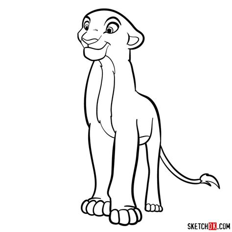 Lion King Drawings Outline Drawings Cartoon Drawings Easy Drawings