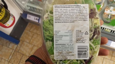 Saladinettes Lidl Salat Erntedank Mit Italian Dressing