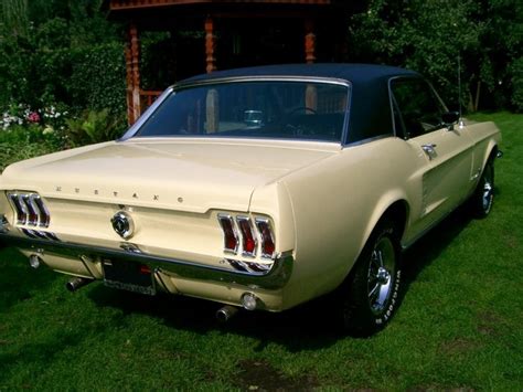 Special Cream Yellow 1967 Ford Mustang Hardtop