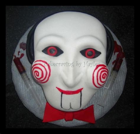 Saw Movie. Jigsaw Puppet - CakeCentral.com