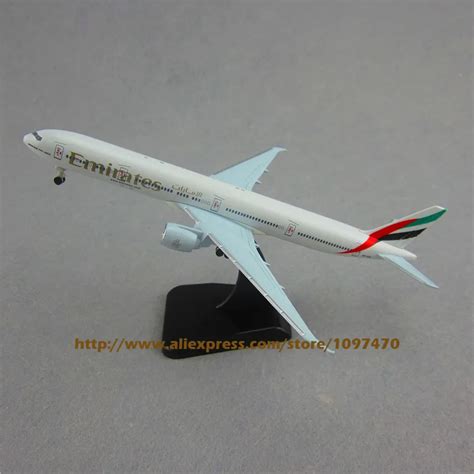 19cm Alloy Plane Model Air Emirates Airlines Boeing 777 B777 300er A6