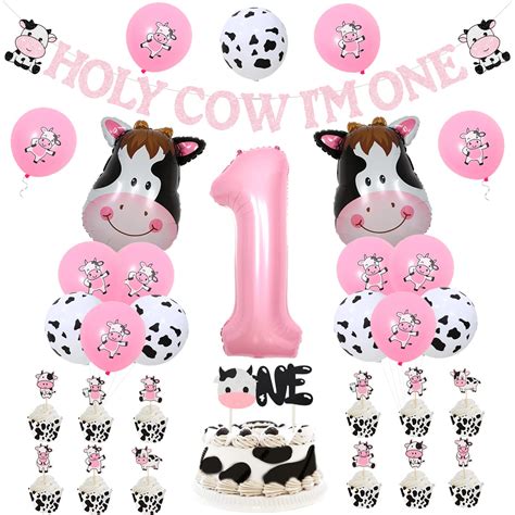 Buy Cow Party Decorations Holy Cow Im One Birthday Decorations Banner