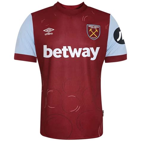 Umbro West Ham United Home Shirt Adults Sportsdirect