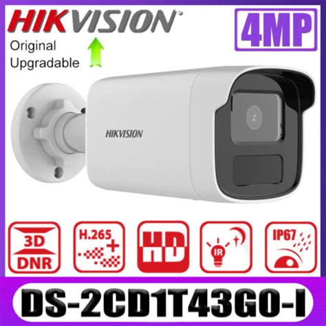 Hikvision Ds Cd T G I Mp Poe Fixed Bullet Network Camera H Wdr