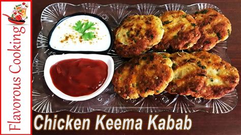 Chicken Keema Kabab Eid Special Kabab Recipe By Flavorous Cooking