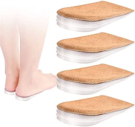 Amazon Abnaok Heel Lift Layer Pairs Gel Shoe Lifts For Women