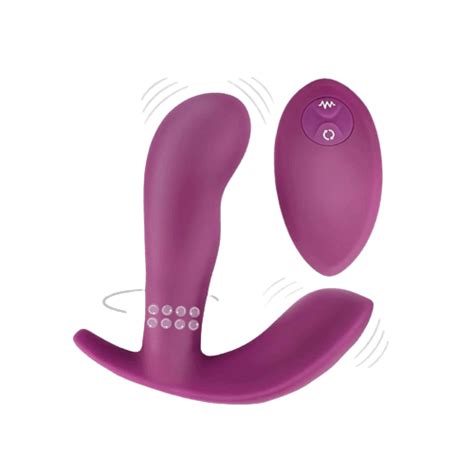 Estimulador Anal Prostatico con Vibración ROTADOR y control remoto