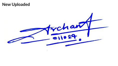 Archana Name Signature Hard Sign Signature Style Of My Name