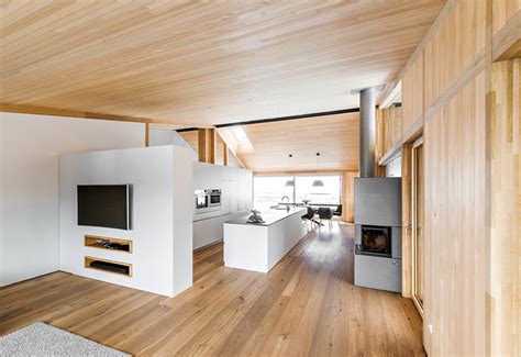 Innenausbau Mit Holz Modern Mit Massivholz Holzbau V Lk