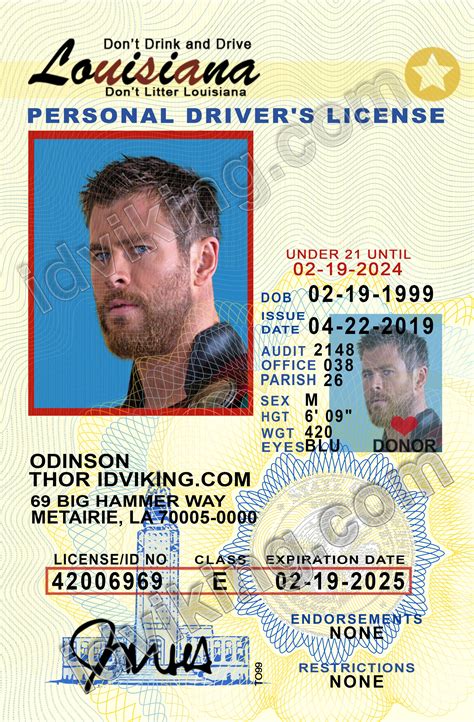 Free Ohio Drivers License Templates Heregfil