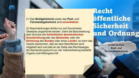 Artikel 10 Das Post Brief Und Fernmeldegeheimnis 34a Nach Der