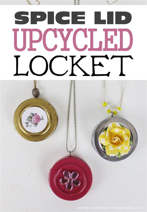 DIY Upcycle Locket Necklace