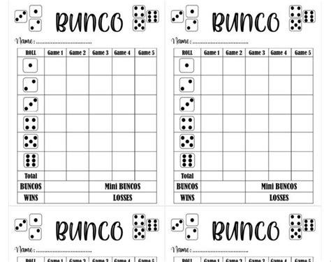 The Printable Bunc And Domino Game Is Shown