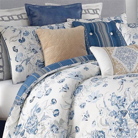 Ardenelle Blue Floral 4 Piece Comforter Set Comforter Sets Floral Comforter Sets Bedding Sets