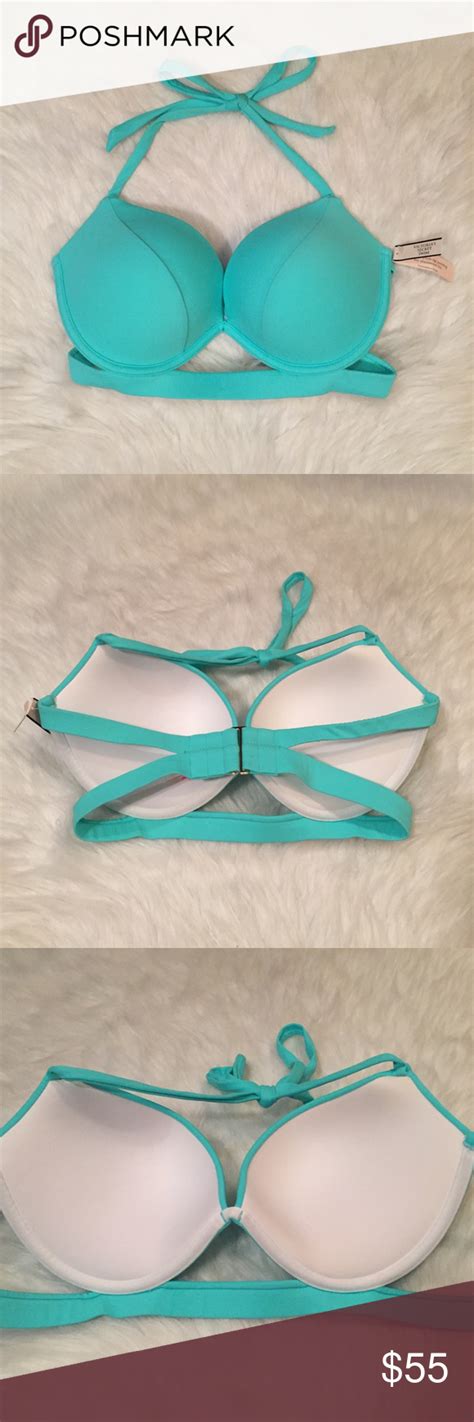 Victorias Secret Banded Hottie Halter Swim Top