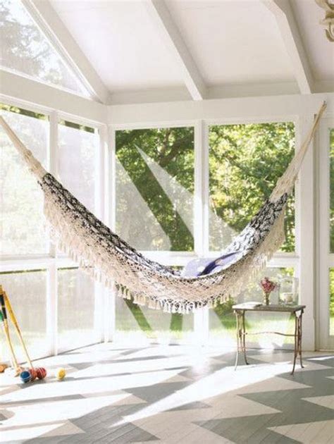 29 Coziest Indoor Hammock Ideas For Your Relaxing Homemydesign