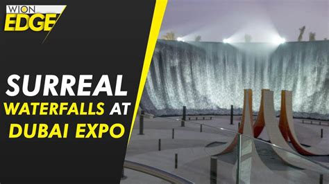 Dubai Expo 2020 Installation Bathes Visitors In Surreal Waterfalls