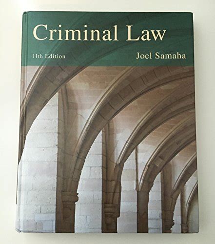 Criminal Law Samaha Joel Abebooks