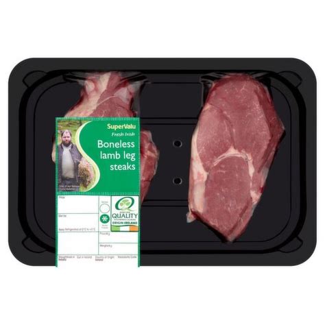 SuperValu Fresh Irish Boneless Lamb Leg Steak 300 G Storefront EN