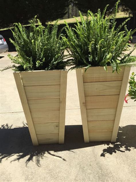 How to build your own tall outdoor planter boxes – Artofit