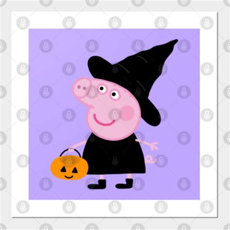 Peppa pig halloween - Peppa Pig - Posters and Art Prints | TeePublic