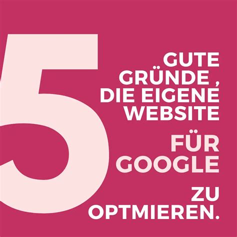 5 gute Gründe für OnPage SEO GESTALTUNGSMEDIEN