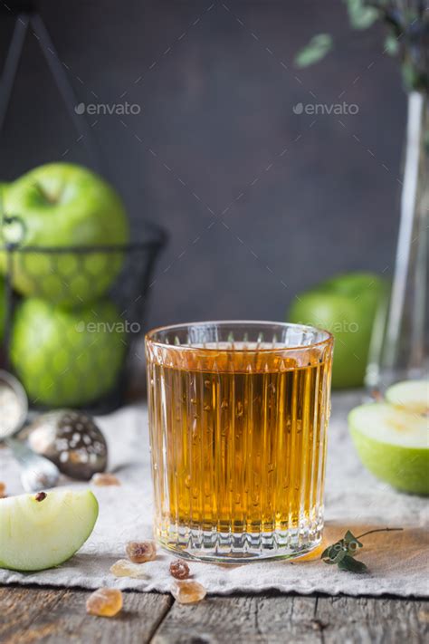 Glass Of Apple Juice Stock Photo By Ipolly Photodune