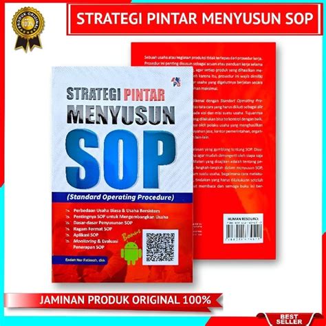 Jual Buku Strategi Pintar Menyusun Sop Standard Operating Procedure