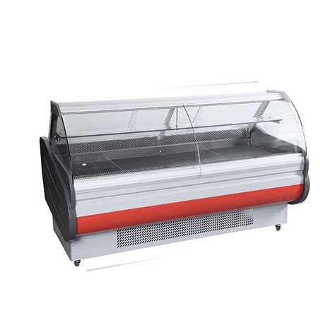 Etl Approved Supermarket Food Meat Display Cooler Sliding Glass Door