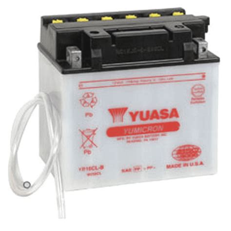 YUASA YB16CL B YUMICRON 12 VOLT BATTERY Walmart Walmart