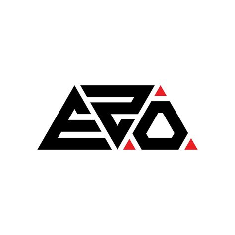 Ezo Triangle Letter Logo Design With Triangle Shape Ezo Triangle Logo