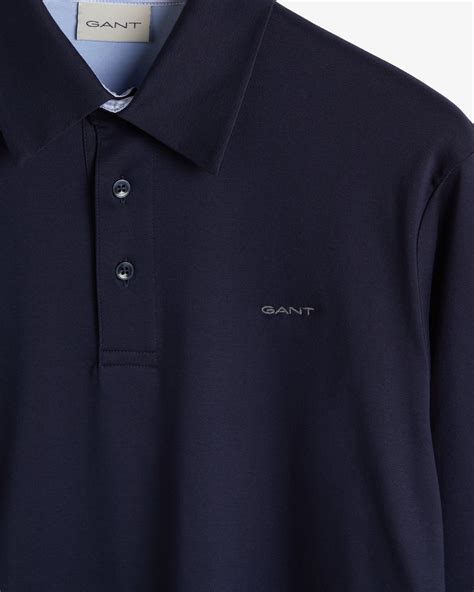 Gant Mercerized Long Sleeve Polo Shirt 2045033 Gant