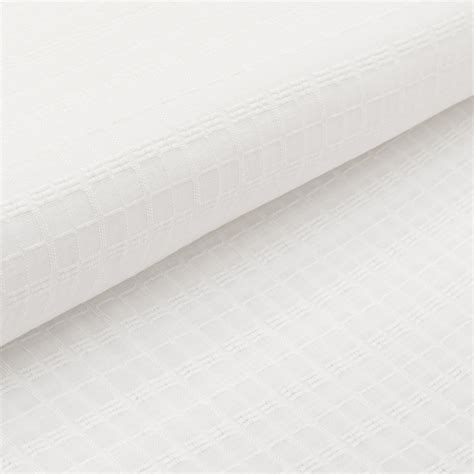 Baumwolle Jacquard Quadrate Offwhite