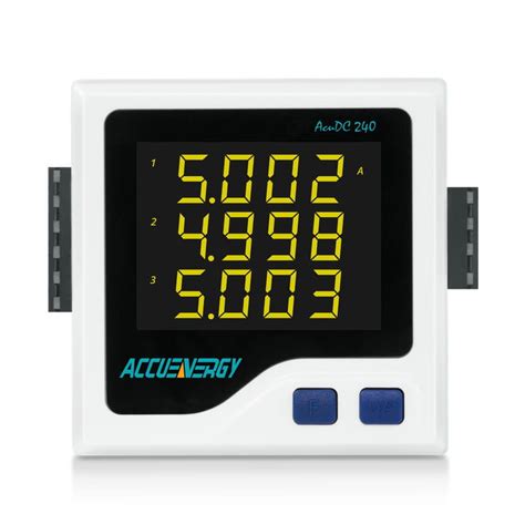 DC Power Energy Meter AcuDC 240 Series Accuenergy