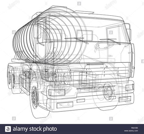 Truck with tank concept Stock Photo - Alamy