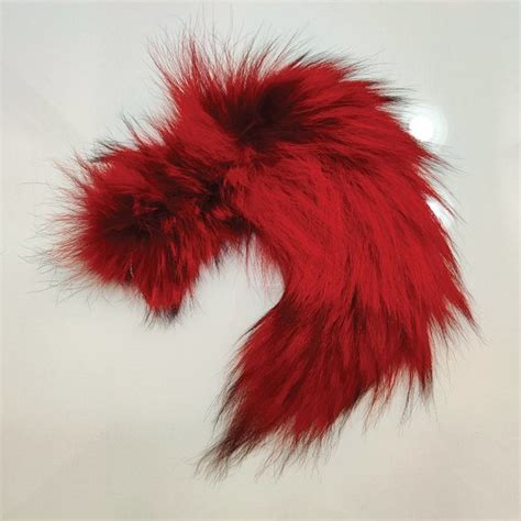 Accessories Red Faux Fur Fox Tail Poshmark