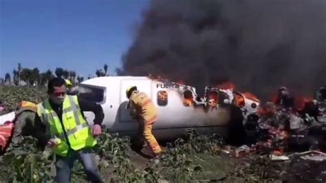 Video Viral Cae Avioneta De La Fuerza A Rea Mexicana En Veracruz No