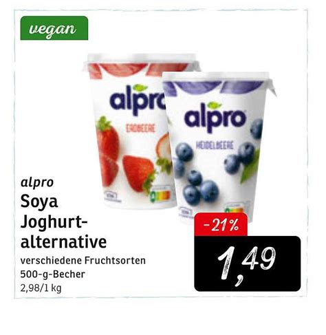 Alpro Soya Joghurt Alternative Angebot Bei Konsum Prospekte De