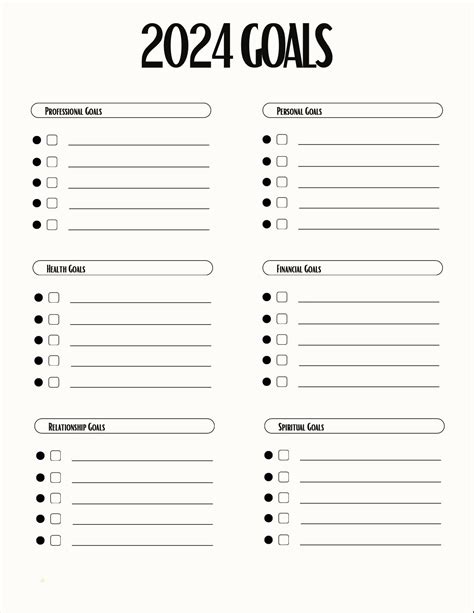 Goal Planning Worksheet Digital Download - Etsy