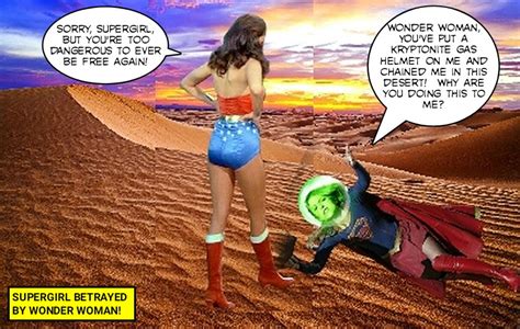 Supergirl Betrayed By Wonder Woman By Rms19 On Deviantart