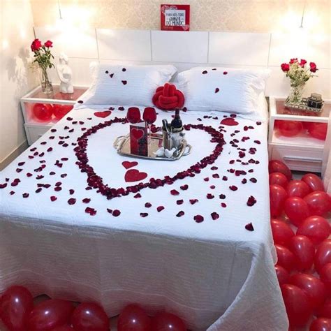 Wedding Night Room Decorations Romantic Room Decoration Birthday Room