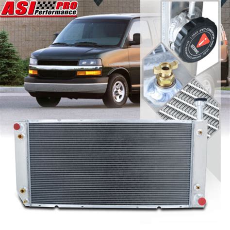 3 Row Radiator For 04 2016 Chevy Express Gmc Savana 2500 3500 4500 6 0 6 6l Ebay