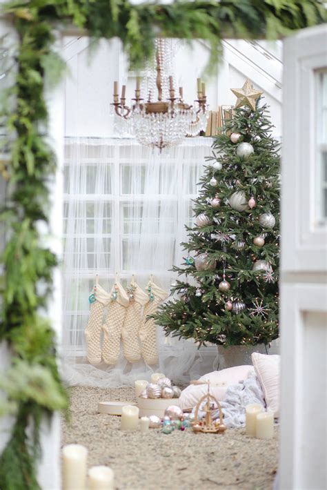 A Little Bit Of Christmas In The Greenhouse French Country Cottage