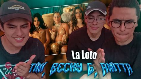 REACCION A TINI Becky G Anitta La Loto Video Alternativo YouTube