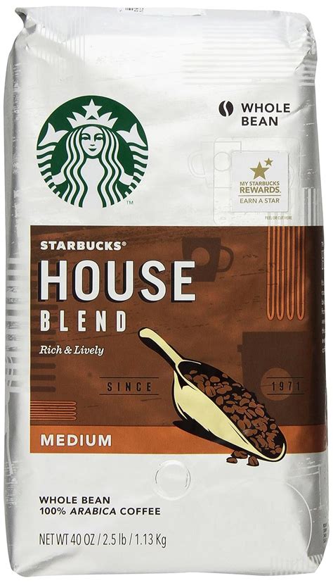 Starbucks House Blend Whole Bean Coffee 40 Ounce