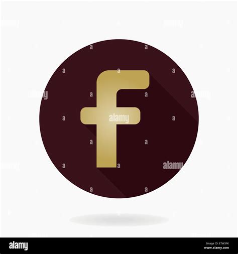 Fine Vector Flat Icon With Letter F Stock Vector Image And Art Alamy