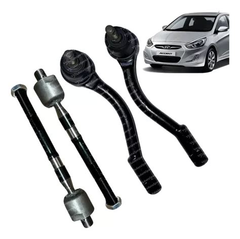 Kit Terminales Axiales Direccion Hyundai Accent Cuotas