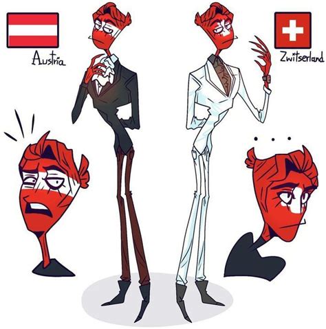 Austria Countryhumans Switzerland Countryhumans