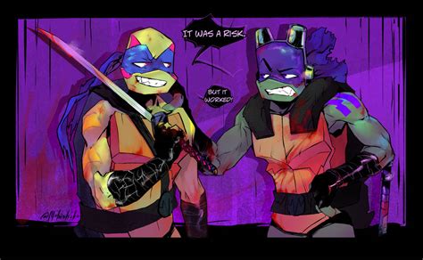 Leo and Donnie ( rottmnt ) by Mohinur on DeviantArt