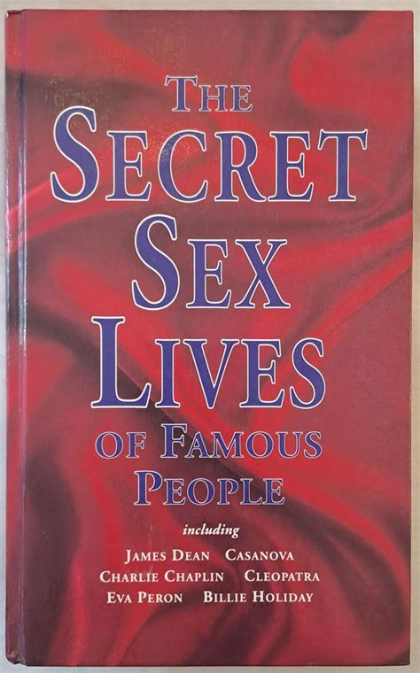 Biographies Memoirs The Secret Sex Lives Of Famous People Irving Wallace Hardcover